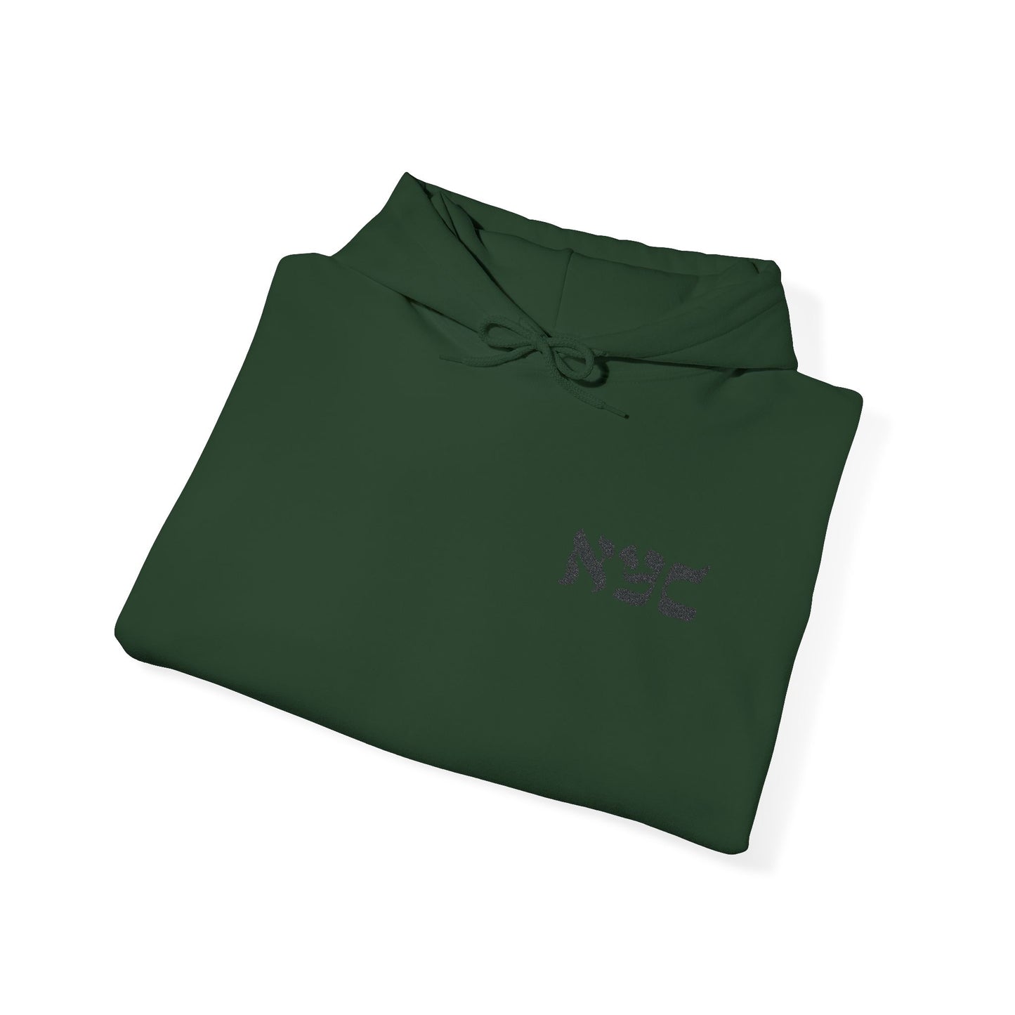 Embroidered logo hoodie