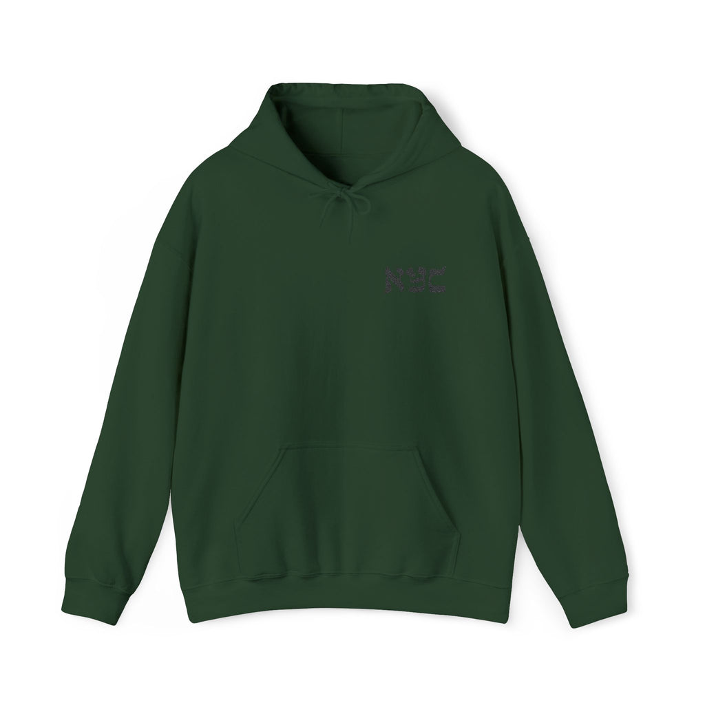 Embroidered logo hoodie