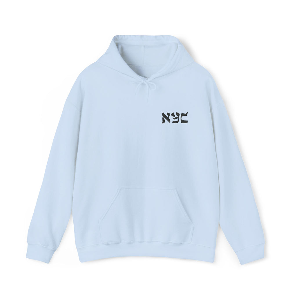 Embroidered logo hoodie
