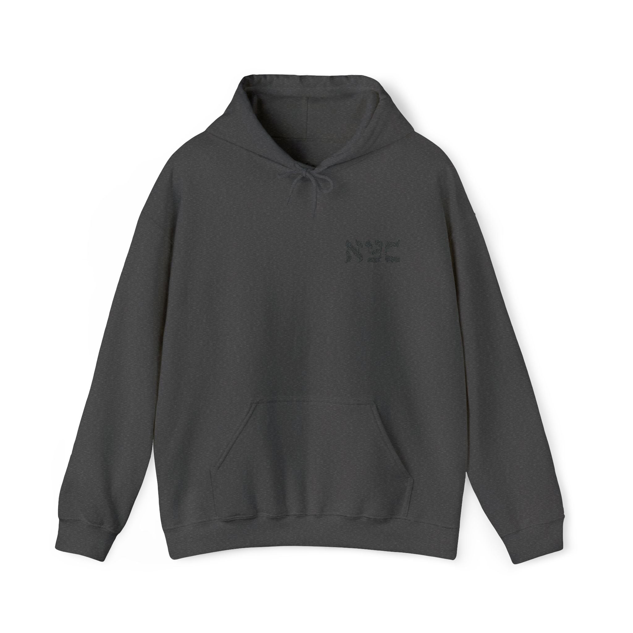 Embroidered logo hoodie