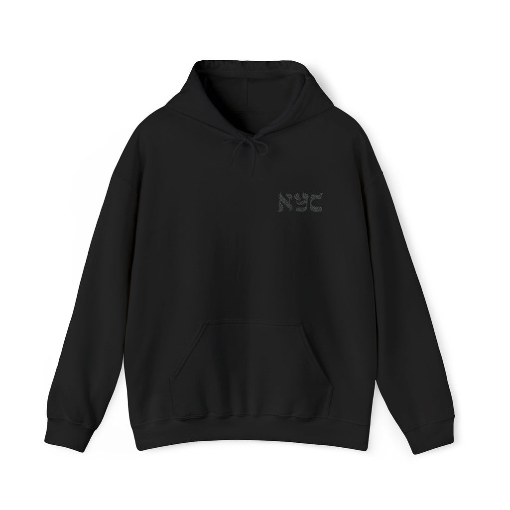 Embroidered logo hoodie